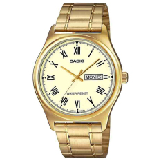 Đồng hồ nam dây thép Casio MTP-V006G-9BUDF (Vàng)