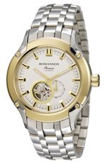 Đồng hồ nam dây thép không gỉ Romanson PA2609RMCWH (Bạc)