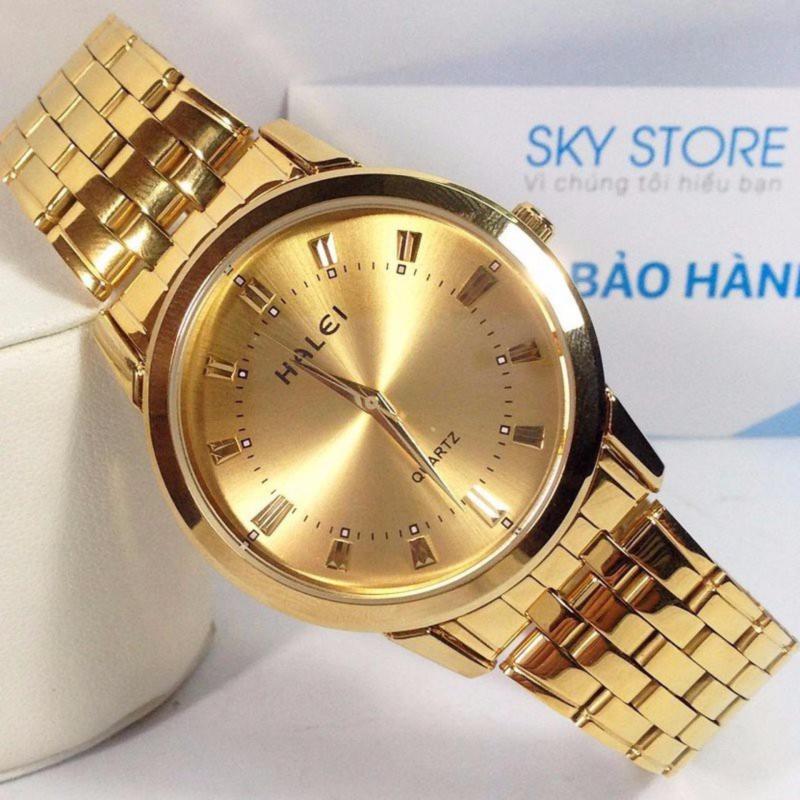 Nơi bán Đồng hồ nam Halei HL167 V6 màu vàng cực đẹp chống nước