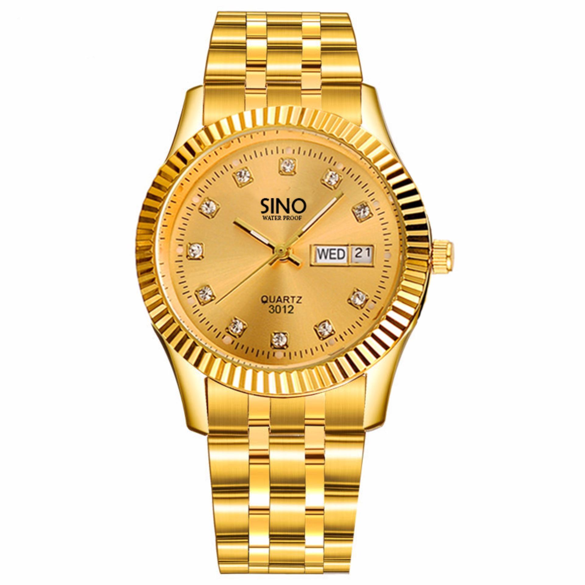 Đồng hồ nam mạ vàng SINO S3012 (Gold)