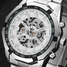 Đồng hồ nam Winner TM427 cơ lộ máy dây thép không gỉ