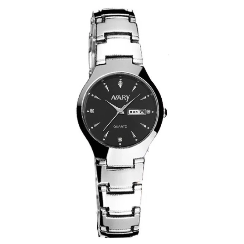 Đồng hồ NARY QUARTZ dây kim loại - mặt đen ( nữ ) bán chạy