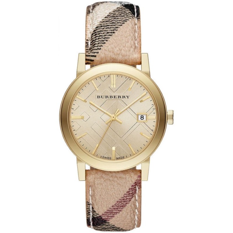 Nơi bán Đồng hồ nữ dây da Burberry BU9026 (Vàng)