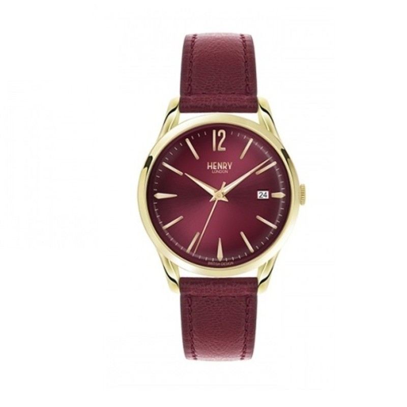 Nơi bán Đồng hồ nữ dây da Henry London HL39-S-0066 (Tím) - Hãng Phân phối chính thức