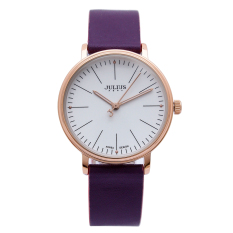 Đồng hồ nữ dây da JULIUS J1005 (Tím)