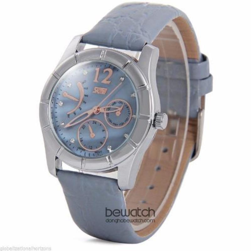 Nơi bán Đồng Hồ Nữ Dây Da Skmei 6911 (Xanh)