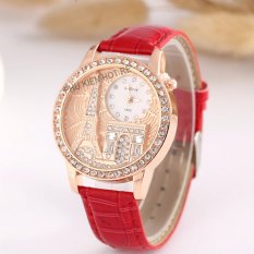 Đồng hồ nữ dây da tổng hợp Geneva PKHRGE041-2 (đỏ)