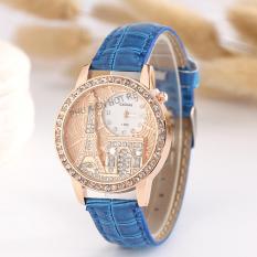 Đồng hồ nữ dây da tổng hợp Geneva PKHRGE041-5 (xanh dương)
