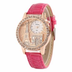 Đồng hồ nữ dây da tổng hợp Geneva PKHRGE041-8 (hồng)