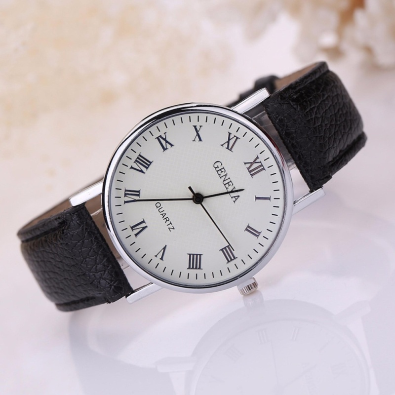 Giá bán Đồng hồ nữ dây giả da Geneva AY030_BL6617