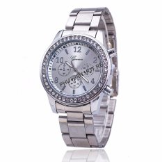 Đồng hồ nữ dây hợp kim Geneva PKHRGE016-4 (Bạc)