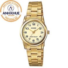 Đồng hồ nữ dây kim loại Casio Anh Khuê LTP-V001G-9BUDF