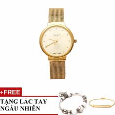 Đồng hồ nữ dây kim loại Julius JU1052 (Vàng) + Tặng 1 lắc tay ngẫu nhiên