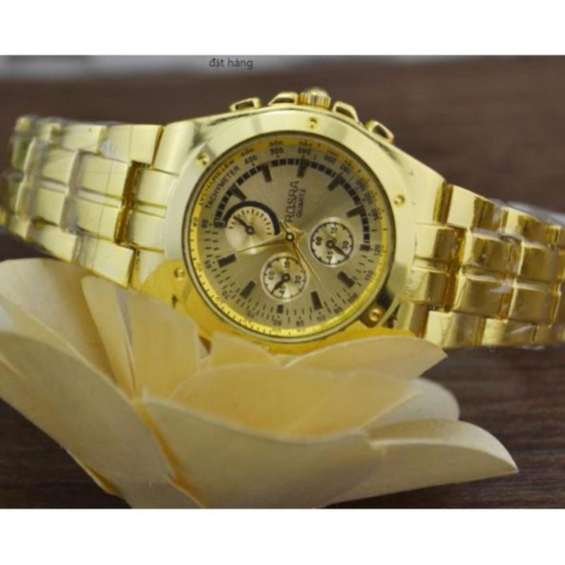 Giá bán Đồng hồ Nữ dây kim loại ROSRA RR100 (vàng)