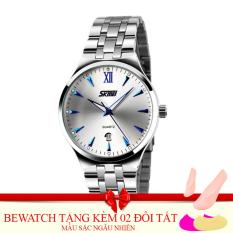 Đồng hồ nữ dây kim loại SKMEI 0511.08NA (Trắng)Tặng Kèm 02 Đôi Tất