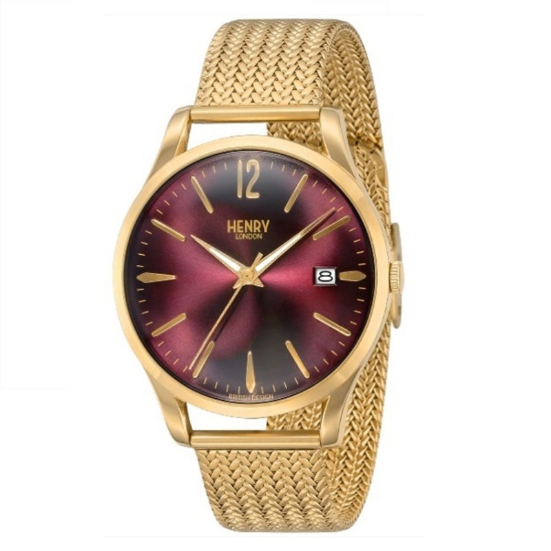 Nơi bán Đồng hồ nữ dây thép Henry London HL39-M-0062 (Vàng) - Hãng Phân phối chính thức