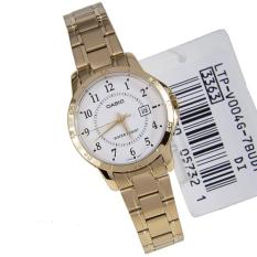 Đồng hồ nữ dây thép không gỉ Casio LTP-V004G-7BUDF