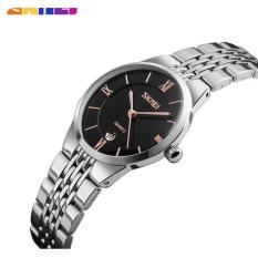 Giá Sốc Đồng hồ nữ dây thép không gỉ siêu mỏng SKMEI 9139 (đen-vàng hồng)   Mall