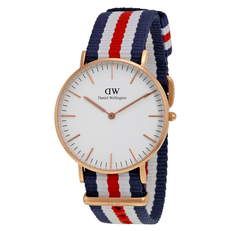 Nơi bán Đồng hồ nữ dây vải Daniel Wellington 0509DW (Trắng sò).