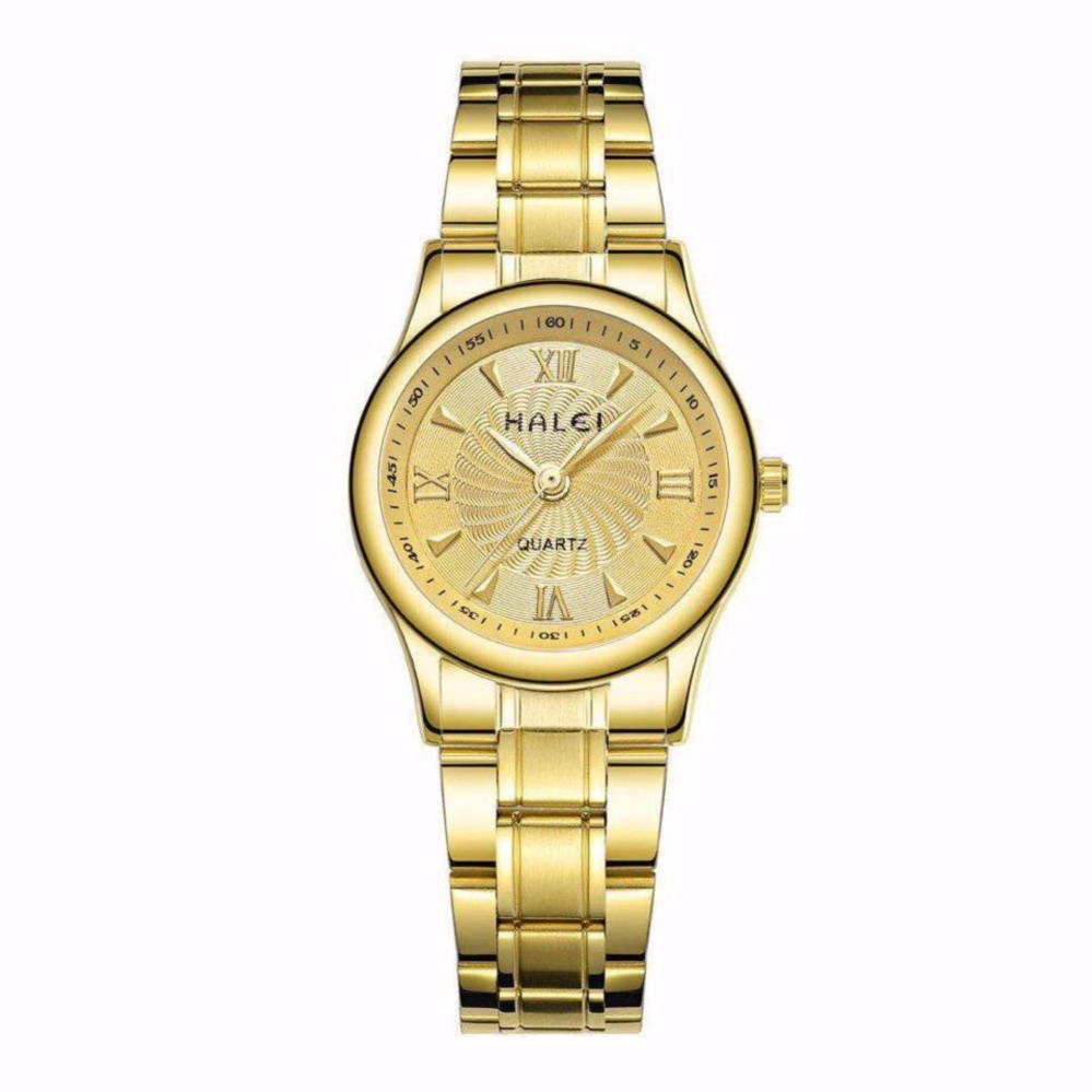Đồng hồ nữ Halei 153 V6 màu vàng chống nước