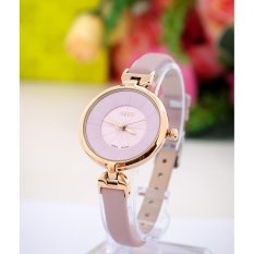 Đồng hồ nữ JULIUS Hàn Quốc dây da J1068 (Hồng)