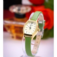 ĐỒNG HỒ NỮ JULIUS HÀN QUỐC DÂY DA TG1242N (XANH LÁ)