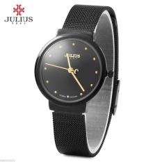 ĐỒNG HỒ NỮ JULIUS HÀN QUỐC DÂY THÉP JA-426 JU1052 (ĐEN)