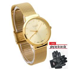 Đồng hồ Nữ Julius JU1052 siêu mỏng (vàng)+ tặng găng tay cao cấp