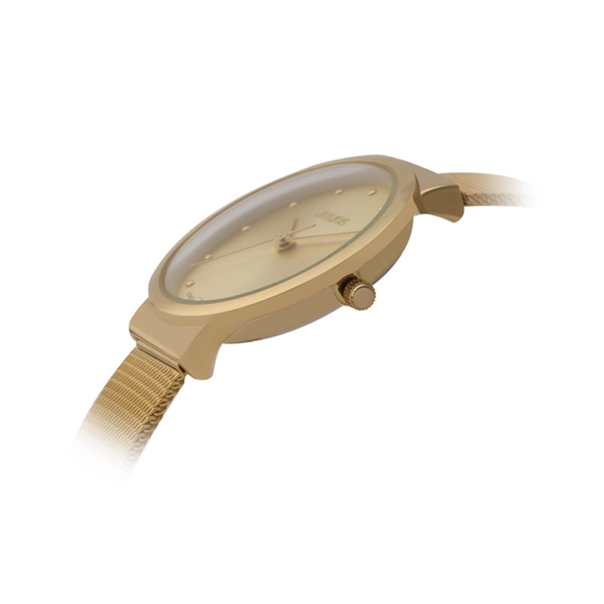 Đồng hồ Nữ Julius JU1052 siêu mỏng (vàng)+ tặng găng tay cao cấp
