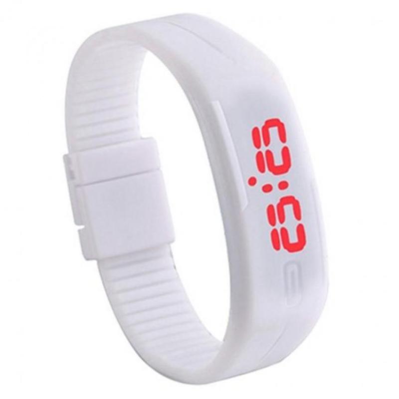 Nơi bán Đồng hồ nữ LED dây nhựa TTP-15(Trắng)