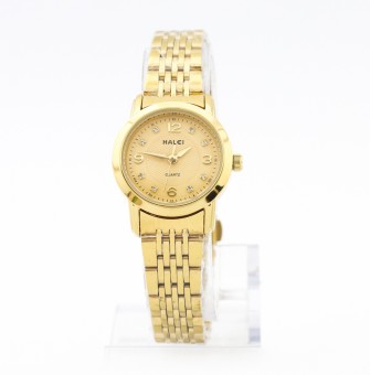 Đồng hồ nữ mạ vàng cao cấp Halei chống nước HL5939  