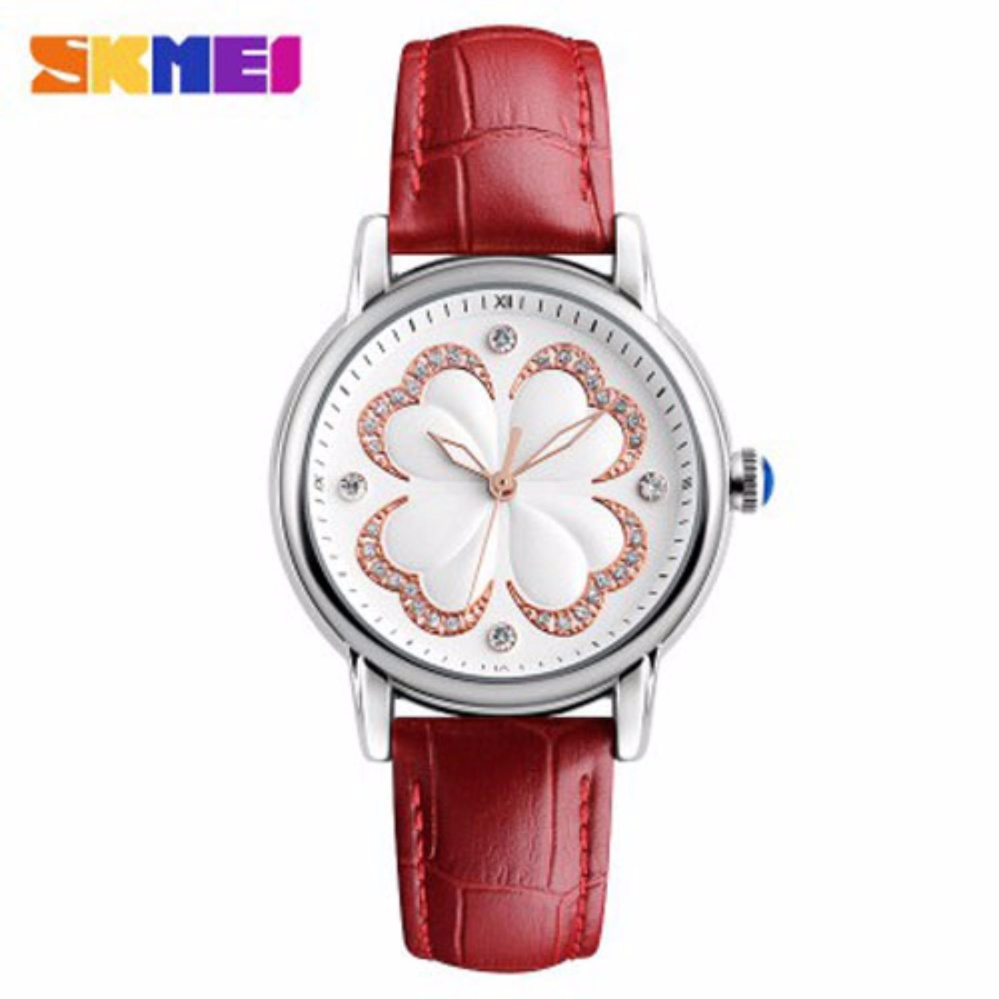 Đồng hồ nữ Skmei 9159 mặt hoa cực xinh