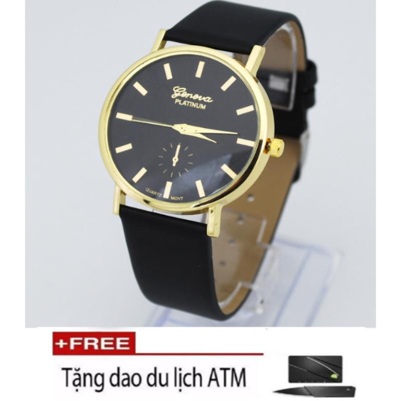 Nơi bán Đồng hồ platinum tuyệt đẹp TTP-217 + Tặng 1 dao ATM tiện dụng ( đen)