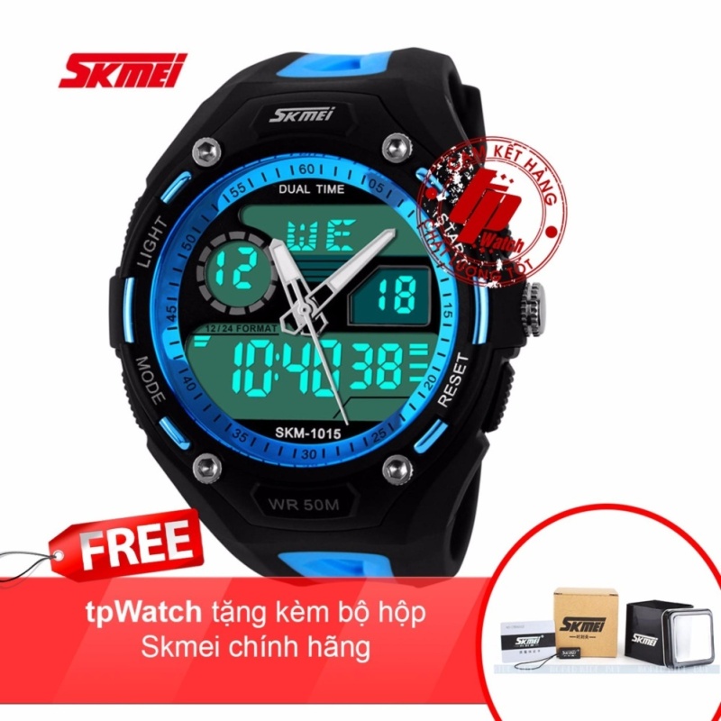 Đồng hồ thể thao nam Skmei 1015 + Hộp đồng hồ Skmei- Chống nước cực tốt - .1871 bán chạy