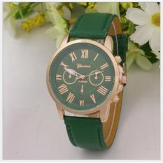 ĐỒNG HỒ THỜI TRANG NỮ DÂY DA GENEVA (DÂY GREEN)
