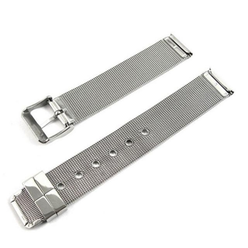Fashion Milanese Bracelets Stainless Steel 18mm Wrist Watch Band Strap - intl bán chạy