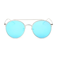 Đánh Giá Female Chic Circle Frame Colorful Sunglasses(Blue)-one size – intl   UNIQUE AMANDA