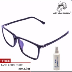 Địa Chỉ Bán Gọng kính siêu dẻo Shady G412 (Đen Nhám) + Tặng 1 chai nước rửa kính ROSSI Italy Design