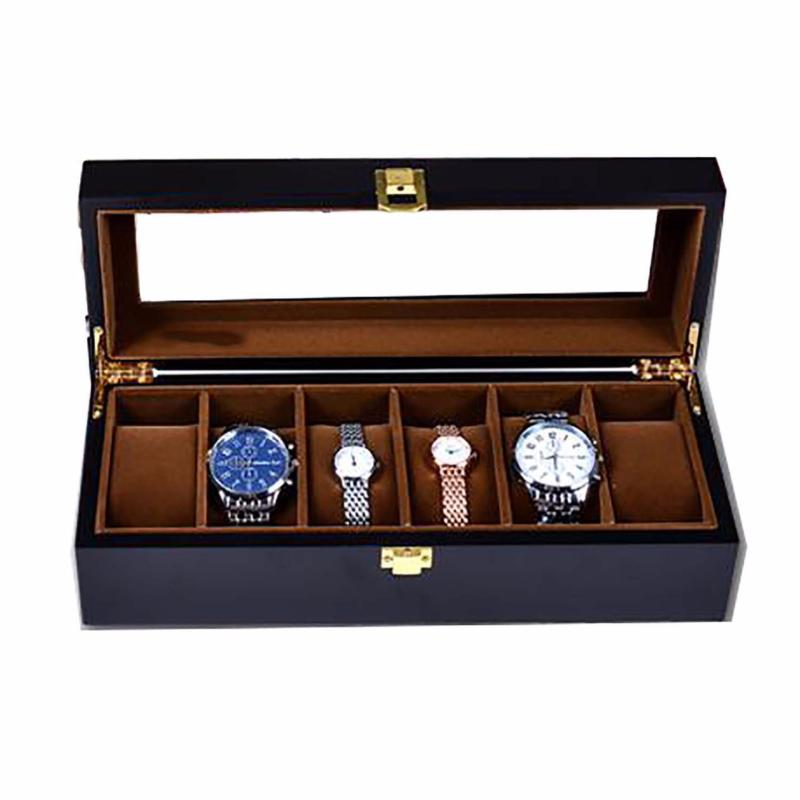 Hộp đựng 6 đồng hồ chất lượng, Hộp đựng đồng hồ, hộp đựng đồng hồ bằng gỗ, hộp đựng đồng hồ gỗ giá rẻ, hộp đồng hồ gỗ cao cấp bán chạy