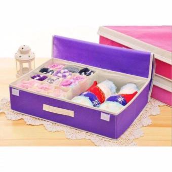 Hộp đựng đồ lót 16 ngăn có lắp đậy tiện lợi