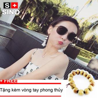 Kính mát cá tính Unisex Sino S02-0044+Tặng kèm vòng tay phong thủy  