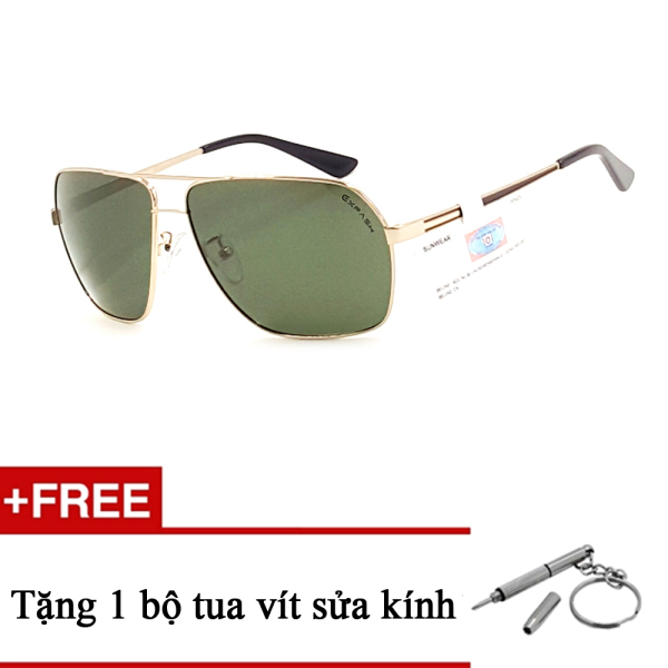 Giá bán Kính mát nam Exfash EF5973 C02 + Tặng 1 bộ tua vít sửa kính