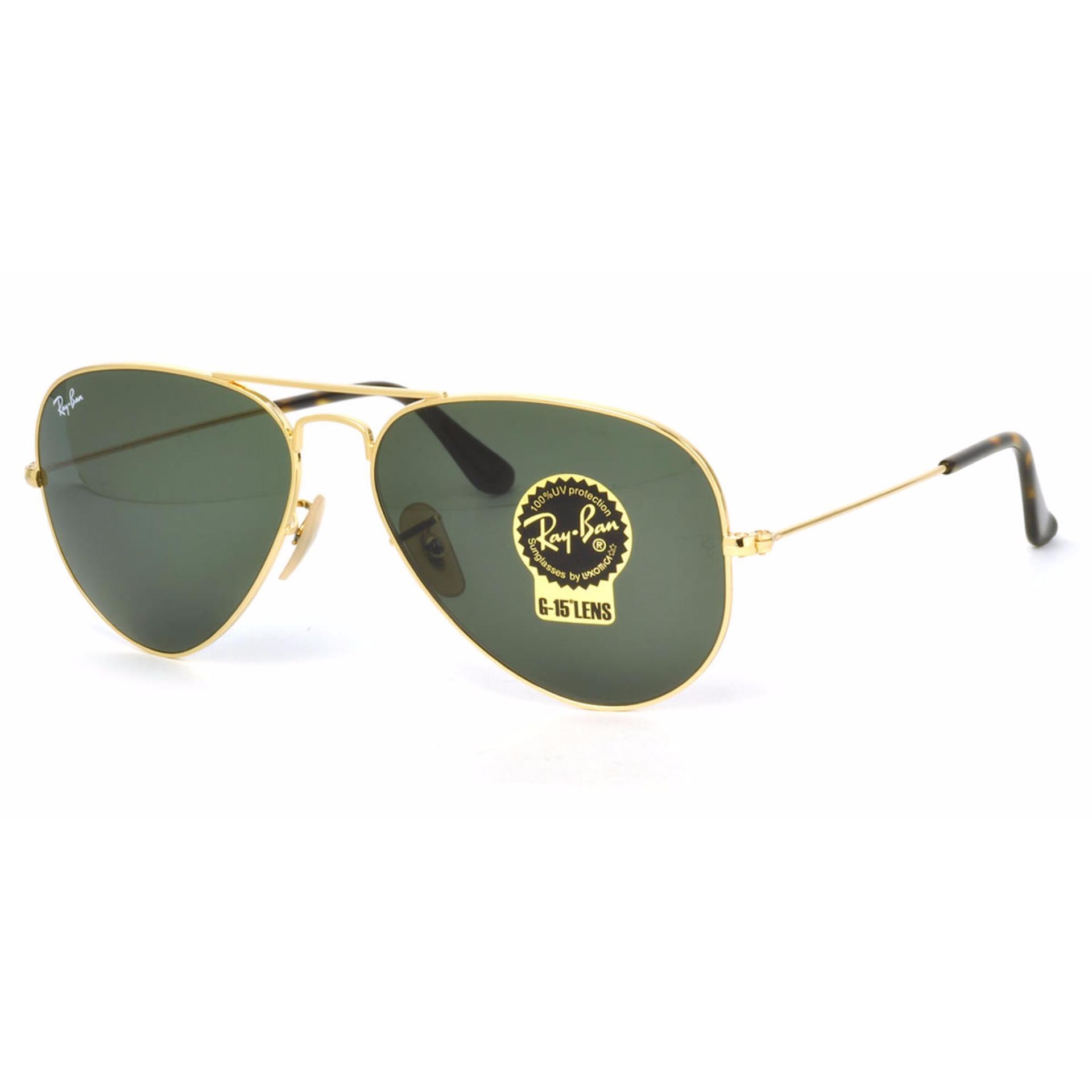 Kính mát nam RAYBAN RB3025 181-58 Màu Xanh Gọng Vàng