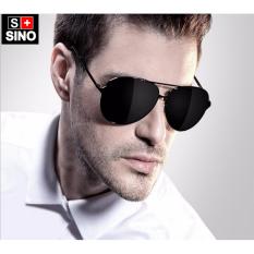 Giá Khuyến Mại Kính mát nam thời trang Sino S2000 đen   Bảo Tín Watches