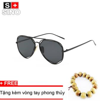 Kính mát nữ Sino cá tính S1049+Tặng kèm vòng tay phong thủy  