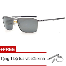 Khuyến Mãi Kính mát Oakley CONDUCTOR6 OO4106 02 (Đen) + Tặng 1 bộ tua vít sửa kính   Sunny (Tp.HCM)