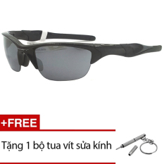 Bảng Giá Kính mát Oakley HALF JACKET OO9153 01 (Đen) + Tặng 1 bộ tua vít sửa kính   Sunny (Tp.HCM)