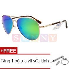 Kính mát SN-NBA MLN382 P6 + Tặng 1 bộ tua vít sửa kính