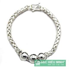Lắc tay lắc chân trẻ em Bạc Hiểu Minh bằng bạc ta lte037