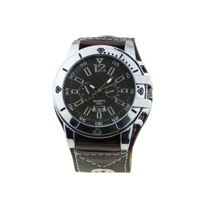 Lucky Mens Sport Black Leather Strap Watch(Not Specified)(OVERSEAS) - intl bán chạy